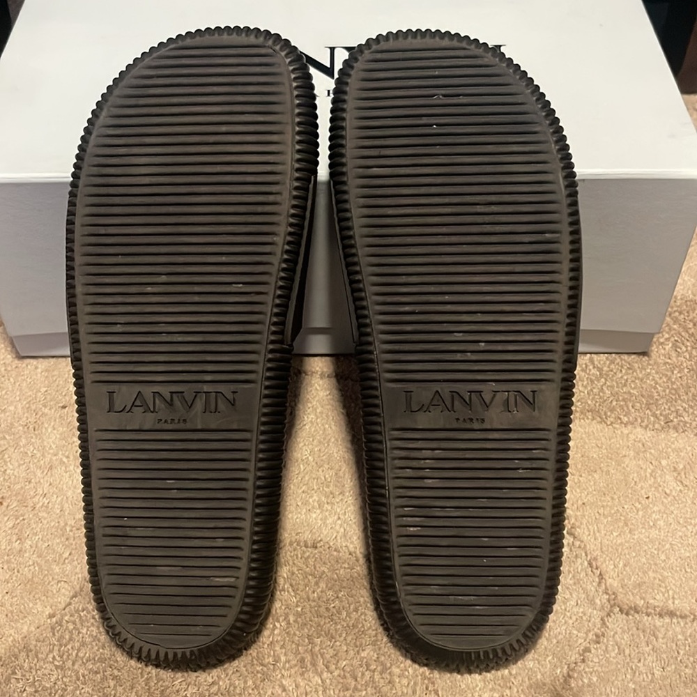 LANVIN Men's Arpege Slide Sandals - Picture 7 of 12